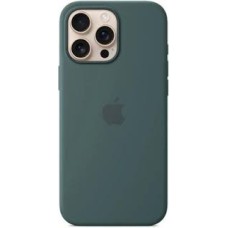 Силиконовый чехол для iPhone 16 Pro Max с MagSafe, Lake Green