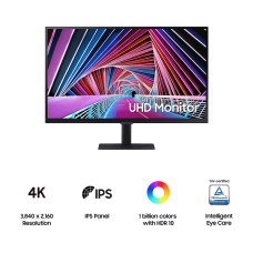 Монитор 27" SAMSUNG LS27A700NWMXUE, 3840x2160, IPS, черный