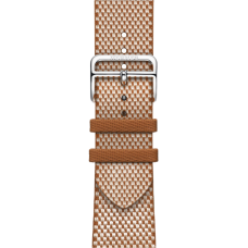 Смарт-часы Apple Watch Hermès Series 9, нержавеющая сталь, GPS + Cellular, 45mm, бежевый