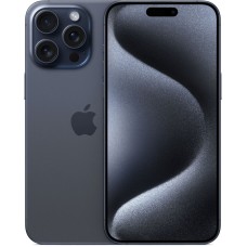 Смартфон Apple iPhone 15 Pro 128 Гб, «титановый синий», 1 SIM + eSIM