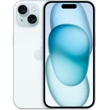 Смартфон Apple iPhone 15, 128 ГБ, голубой, 1 SIM + eSIM