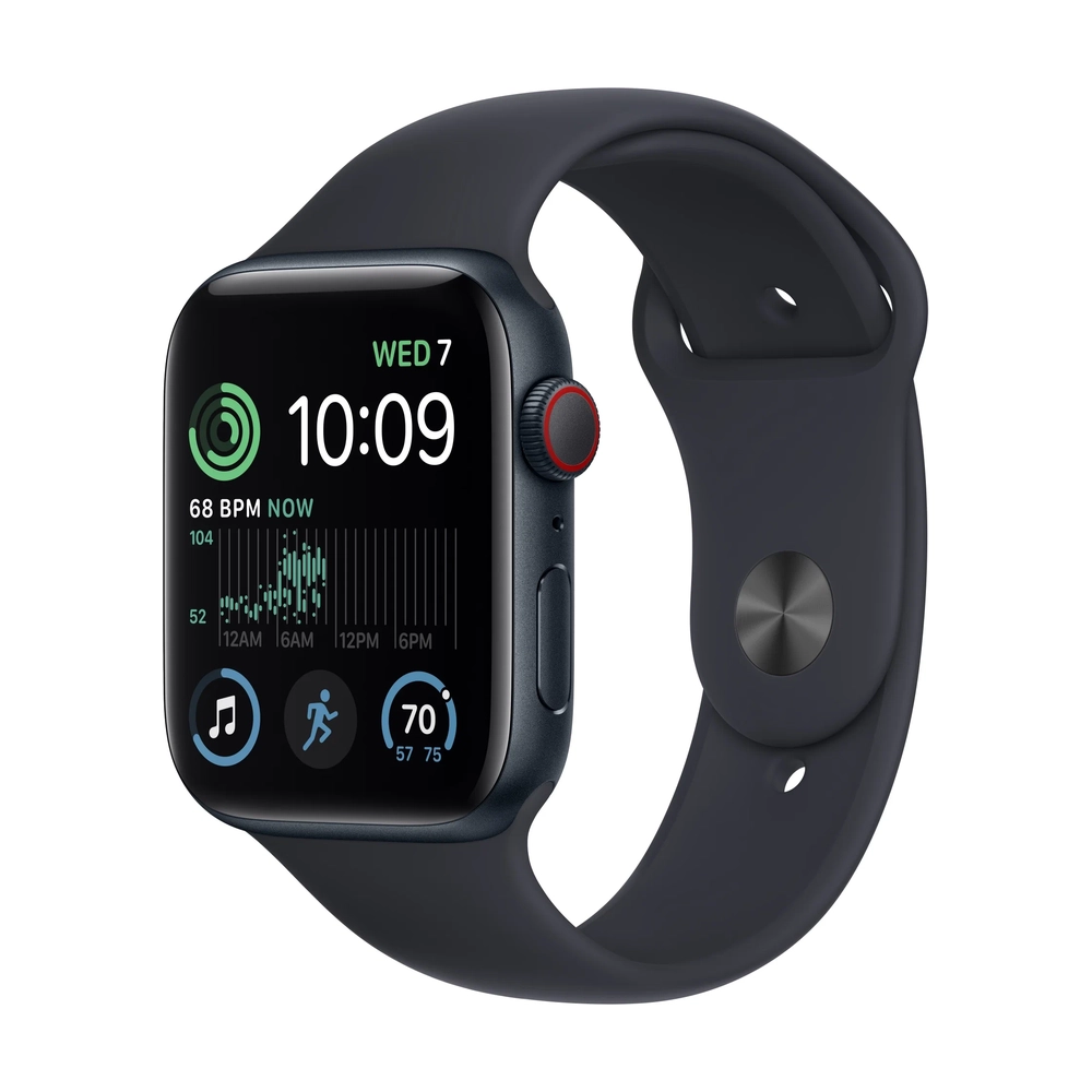 Смарт-часы Apple Watch SE 2 (2022), GPS + Cellular, темная ночь, 40 мм