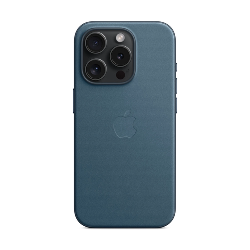 Чехол для iPhone 15 Pro FineWoven с MagSafe, Pacific Blue