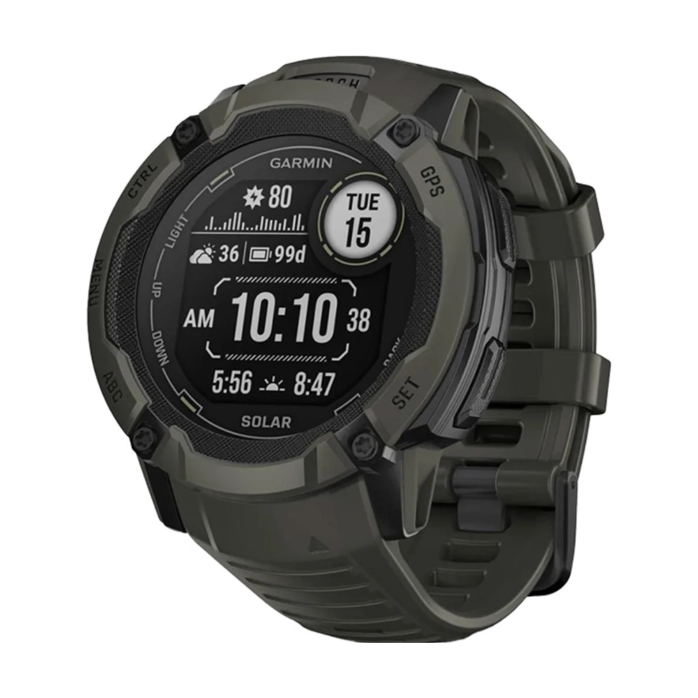 Смарт-часы Garmin Instinct 2X Solar, болотный