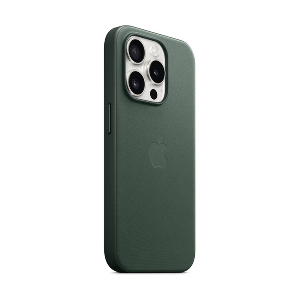 Чехол для iPhone 15 Pro FineWoven с MagSafe, Evergreen