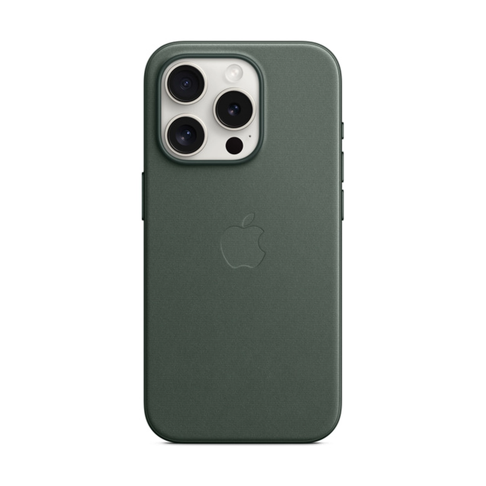 Чехол для iPhone 15 Pro FineWoven с MagSafe, Evergreen