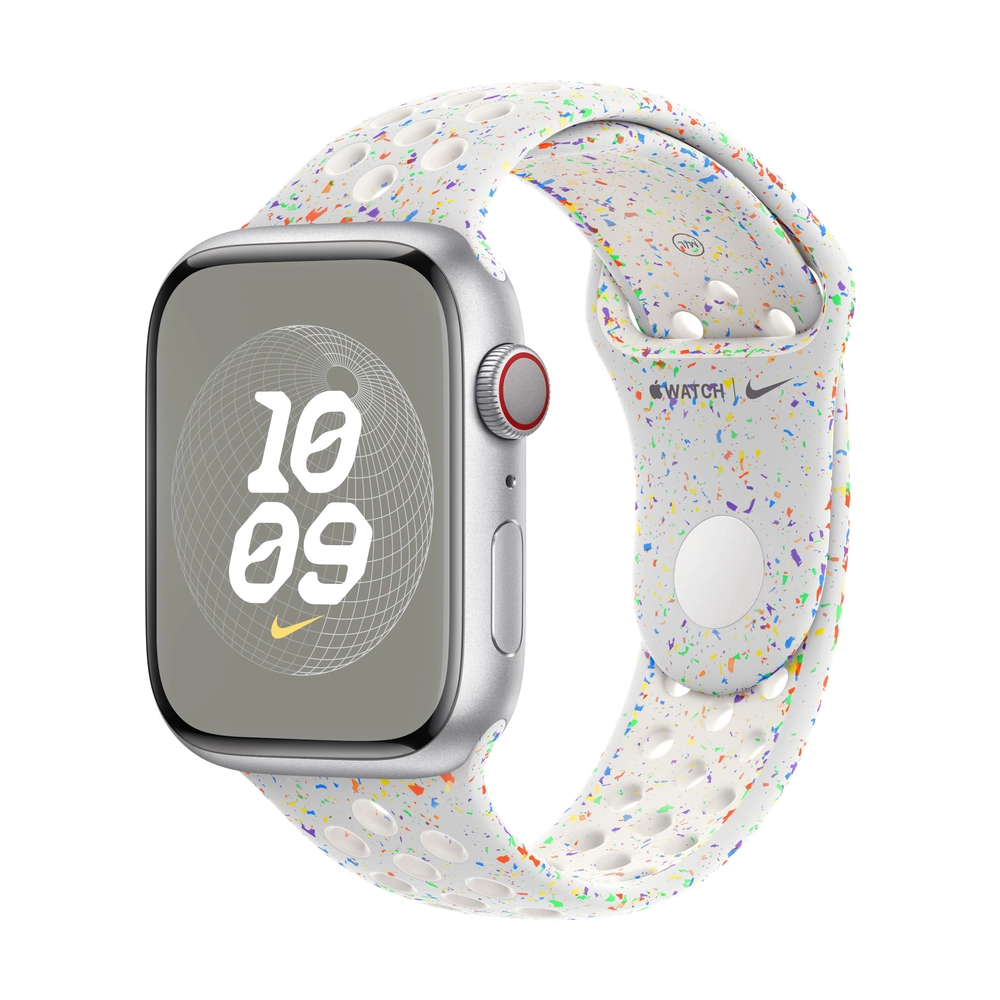 Ремешок Apple 45mm Pure Platinum Nike Sport Band - M/L