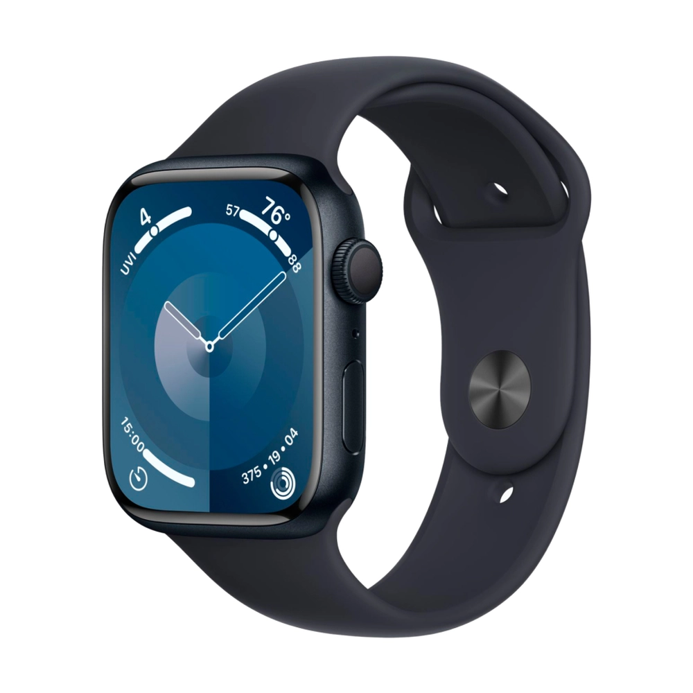 Смарт-часы Apple Watch Series 9, 41 мм, GPS, алюминий, темная ночь, спортивный ремешок S/M