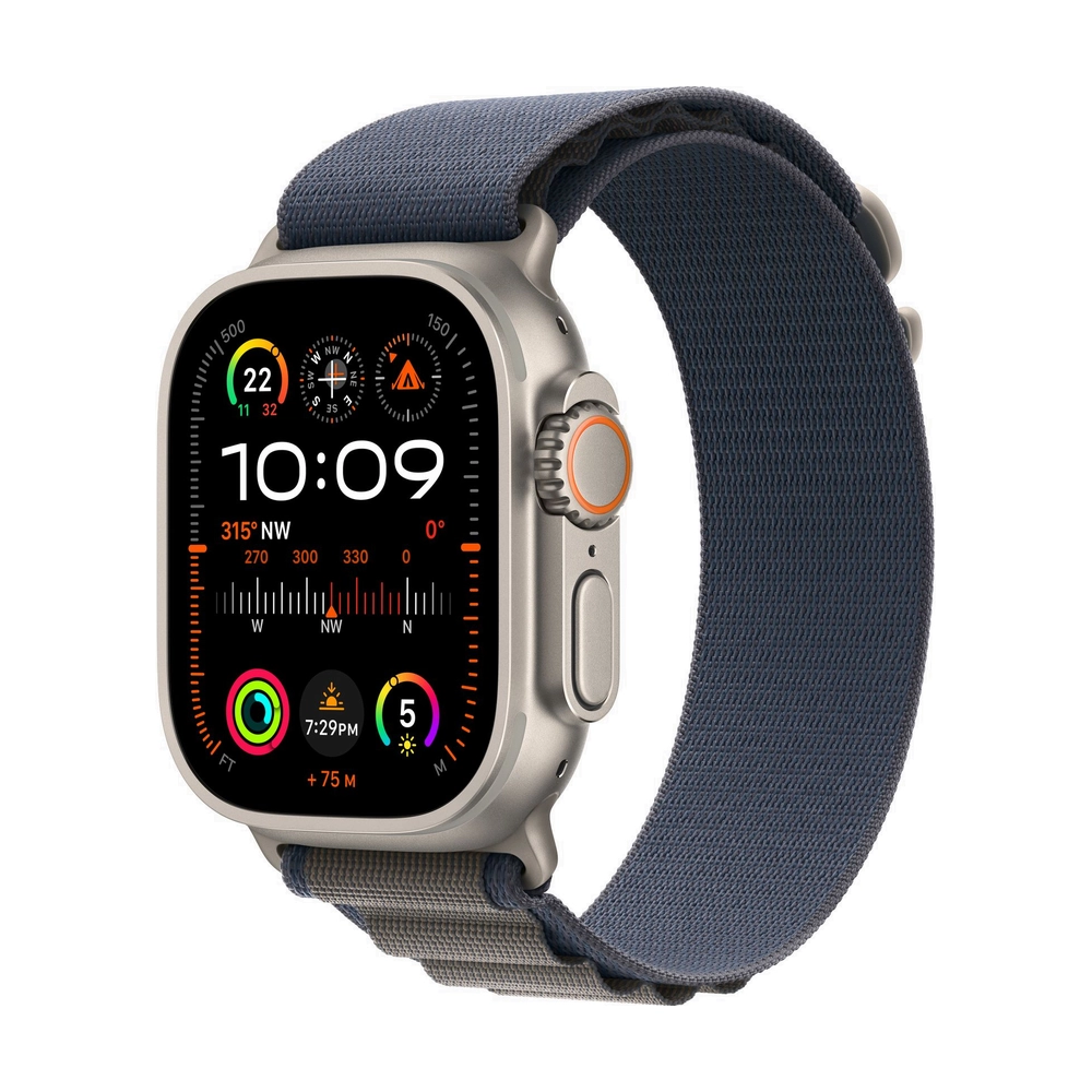 Смарт-часы Apple Watch Ultra 2, GPS + Cellular, синий, Alpine Loop