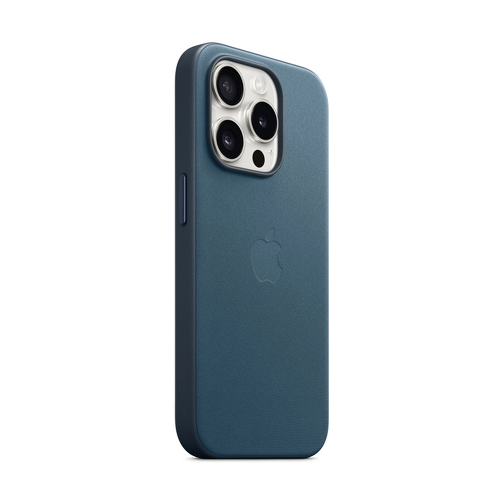 Чехол для iPhone 15 Pro FineWoven с MagSafe, Pacific Blue