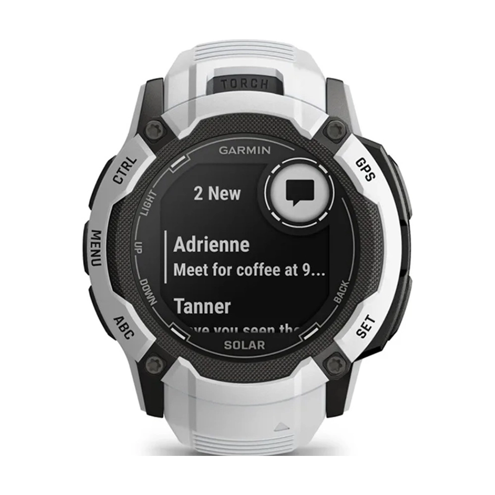 Смарт-часы Garmin Instinct 2X Solar, белый