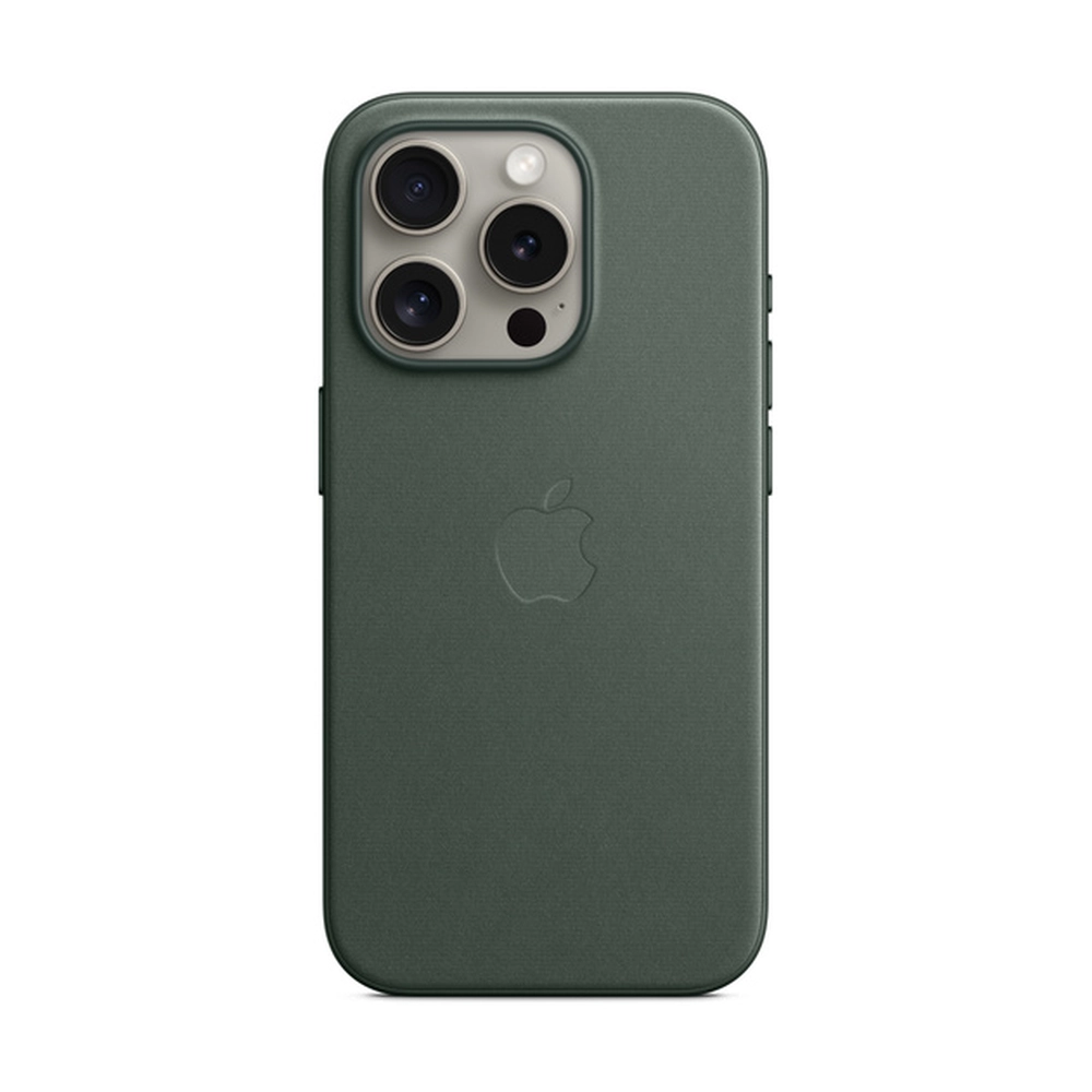 Чехол для iPhone 15 Pro FineWoven с MagSafe, Evergreen