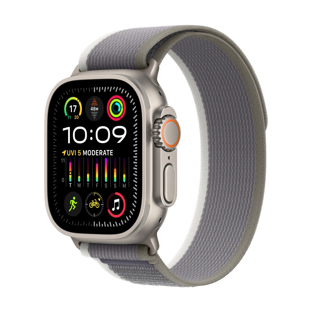 Смарт-часы Apple Watch Ultra 2, GPS + Cellular, зеленый/серый, Trail Loop, ремешок S/M