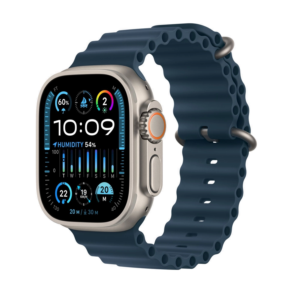 Смарт-часы Apple Watch Ultra 2, GPS + Cellular, синий, Ocean Band