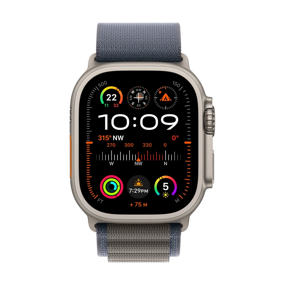 Смарт-часы Apple Watch Ultra 2, GPS + Cellular, синий, Alpine Loop