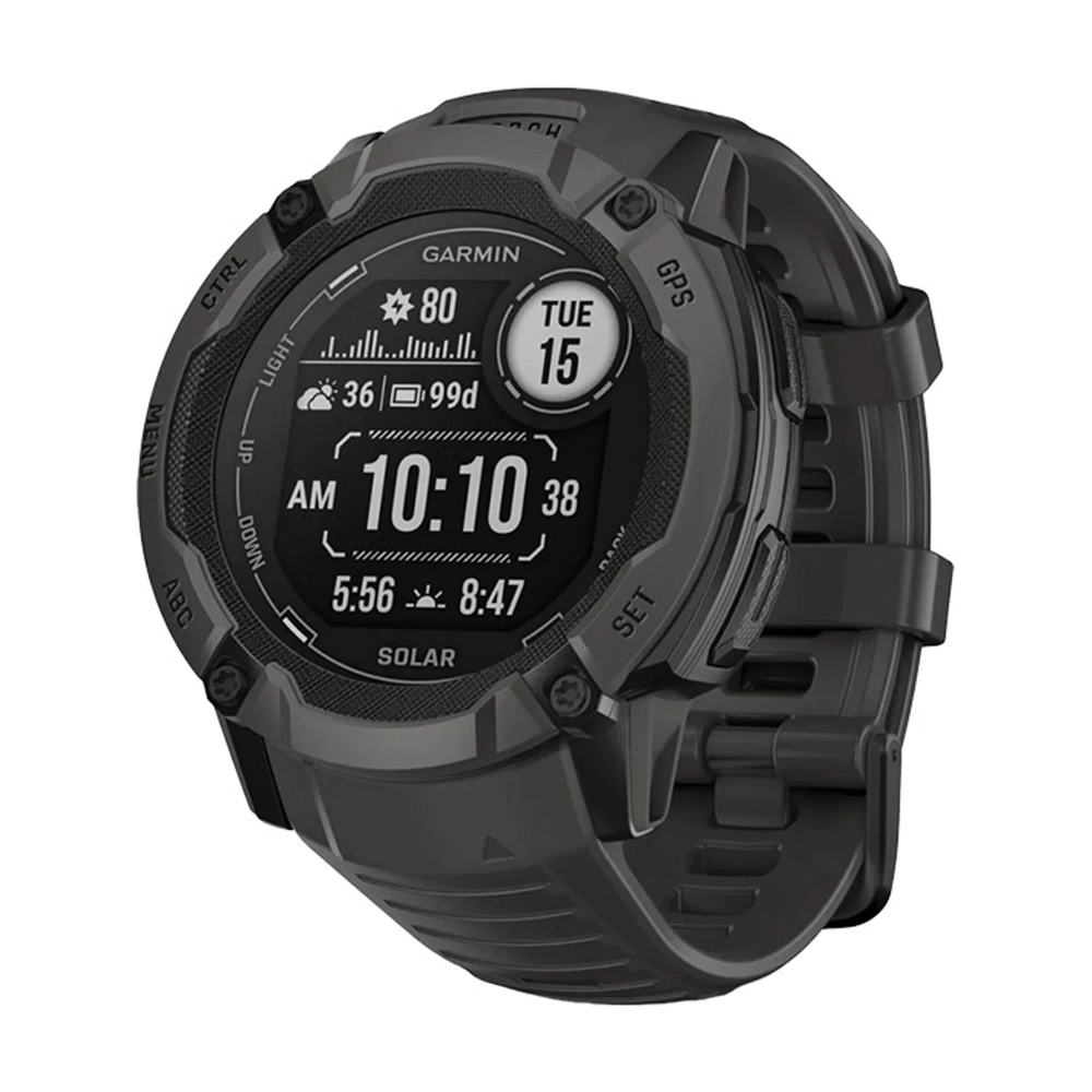 Смарт-часы Garmin Instinct 2X Solar, графит