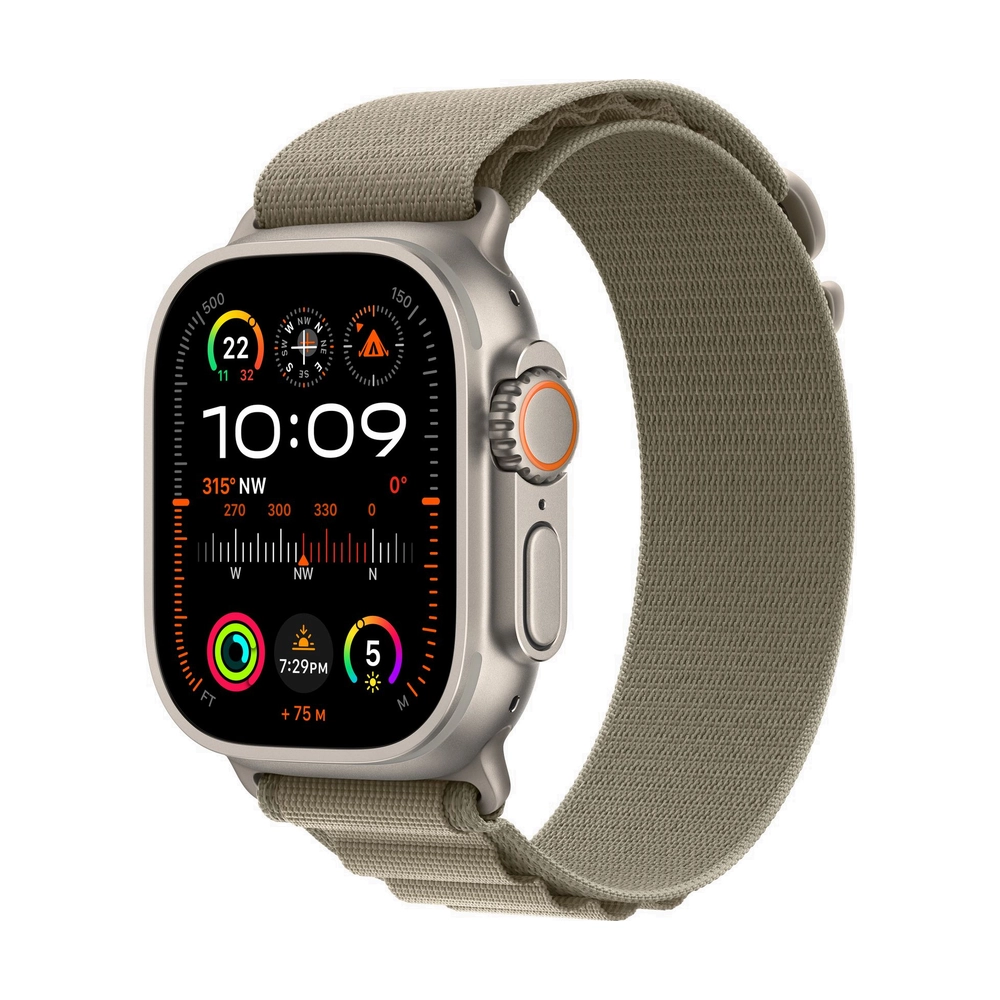 Смарт-часы Apple Watch Ultra 2, GPS + Cellular, оливковый, Alpine Loop