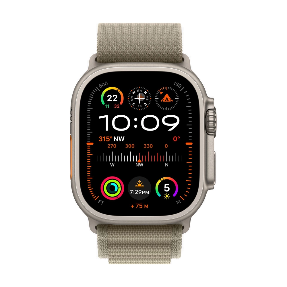 Смарт-часы Apple Watch Ultra 2, GPS + Cellular, оливковый, Alpine Loop