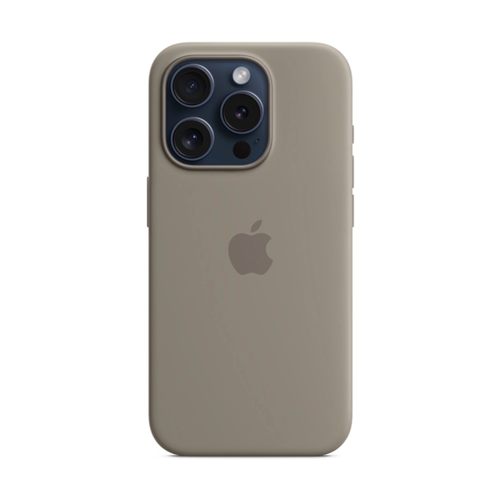 Силиконовый чехол для iPhone 15 Pro с MagSafe, Clay