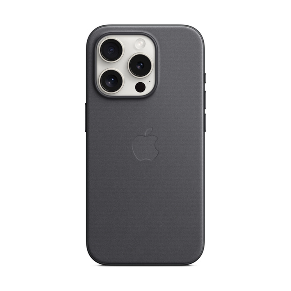 Чехол для iPhone 15 Pro FineWoven с MagSafe, Black