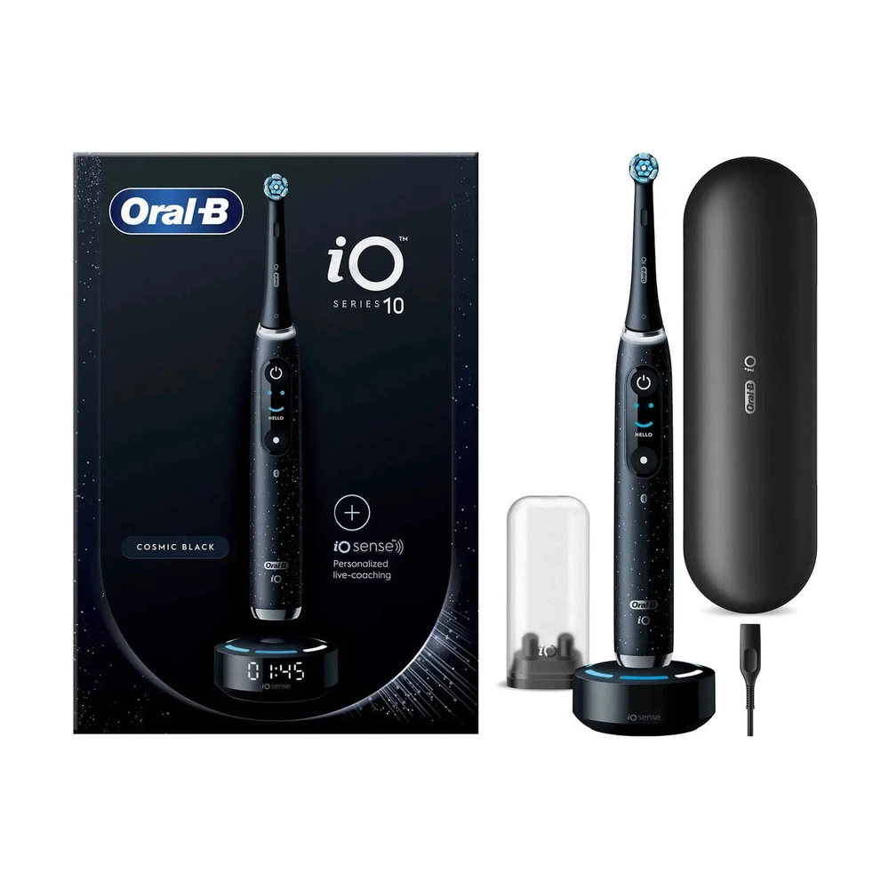 Электрическая зубная щетка Oral-B iO 10, черный